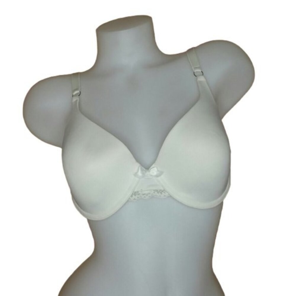 Fruit of the Loom White Underwire Lace Bra Womens Size 38C
